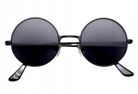 

Okulary przeciwsłoneczne czarne lenonki unisex