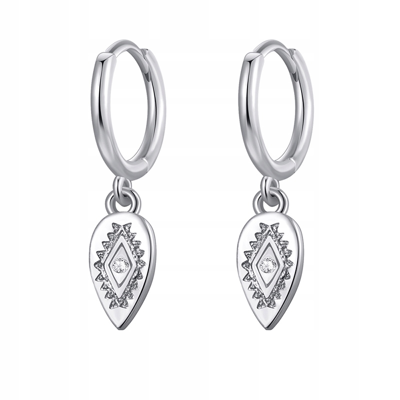 Boho Round Coin Cubic Zirconia Silver Gold