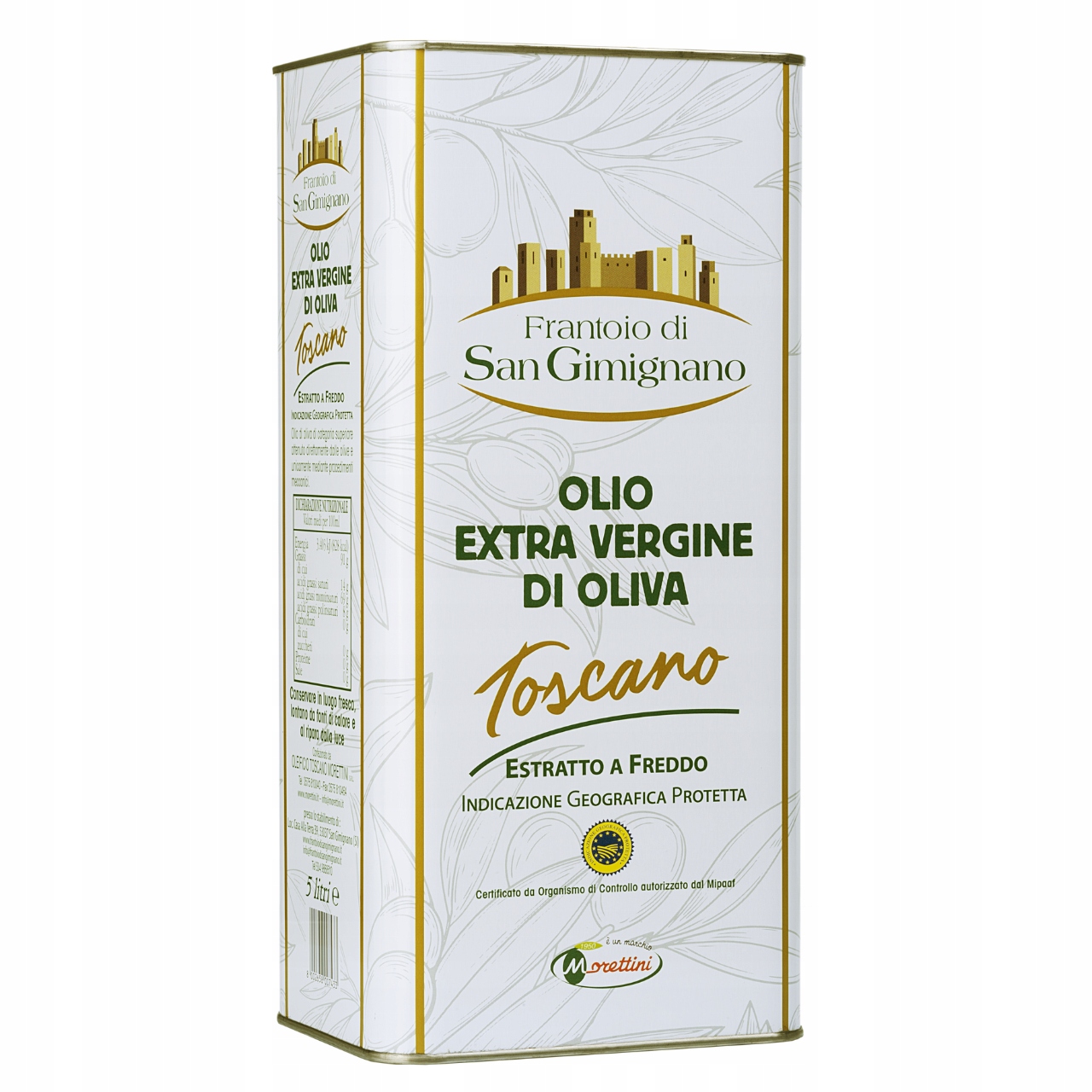 Morettini Frantoio di San Gimignano Oliwa Extra Vergine Puszka 5L Włochy