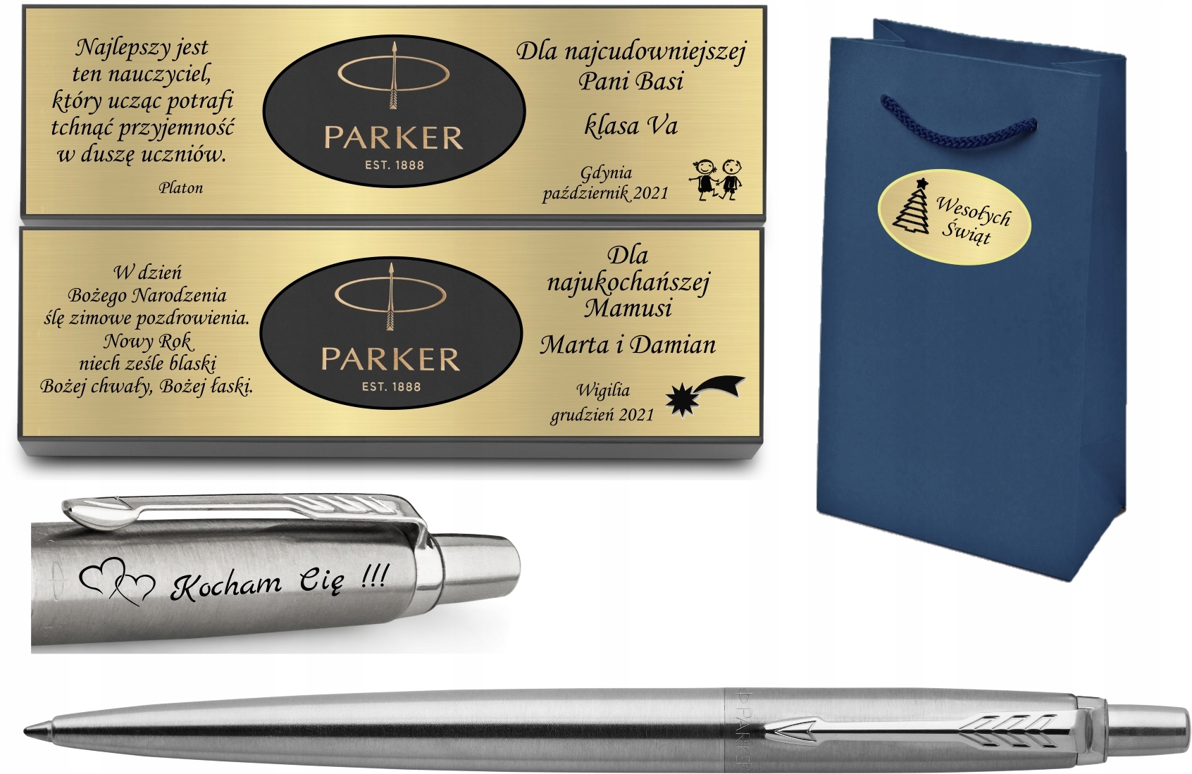 

Parker Długopis Jotter Stalowy Ct Grawer Tabliczka