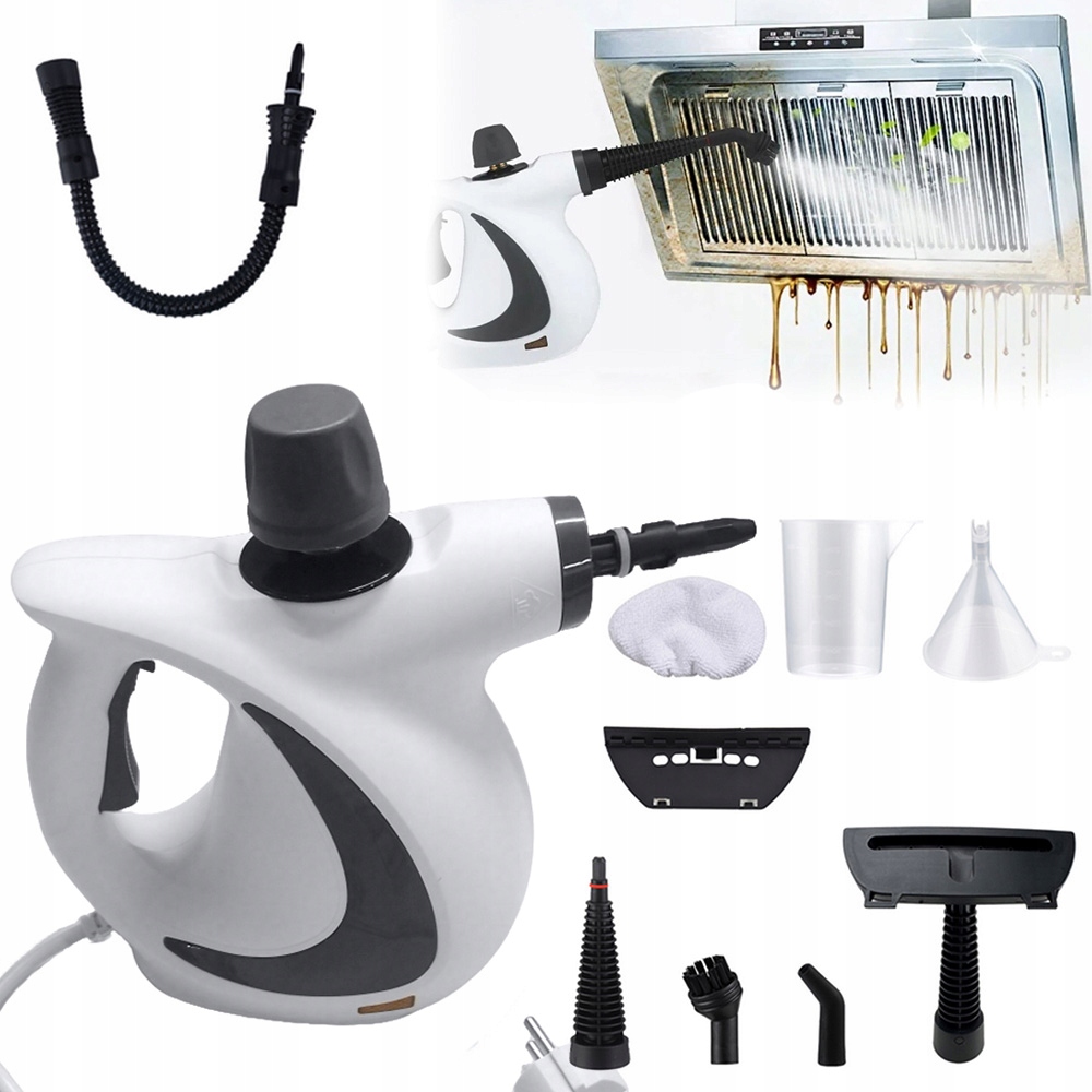 Parní Čistič Ruční Parní Mop Čistič Oken Spár Čalounění Sada 1050W
