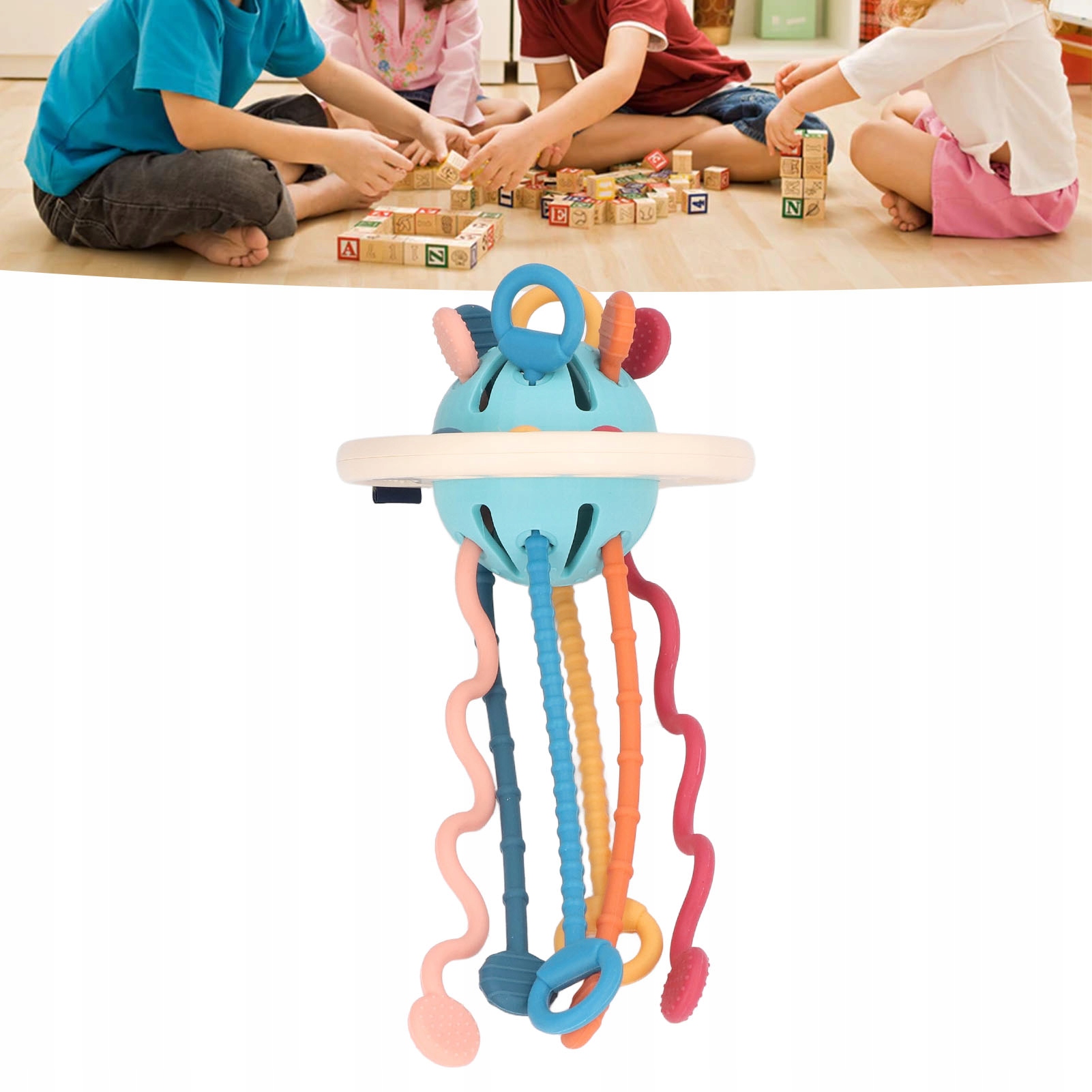 ZABAWKA SENSORYCZNA GRYZAK MONTESSORI NIEMOWLĄT Stan opakowania oryginalne