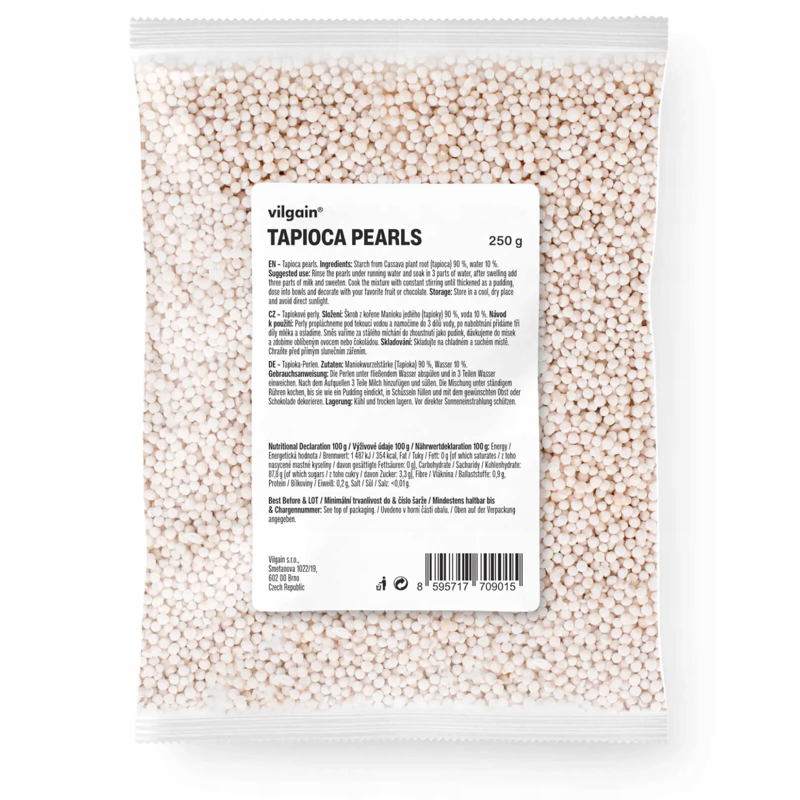 Levně 5 x Tapioka kuličky 250 g Vilgain