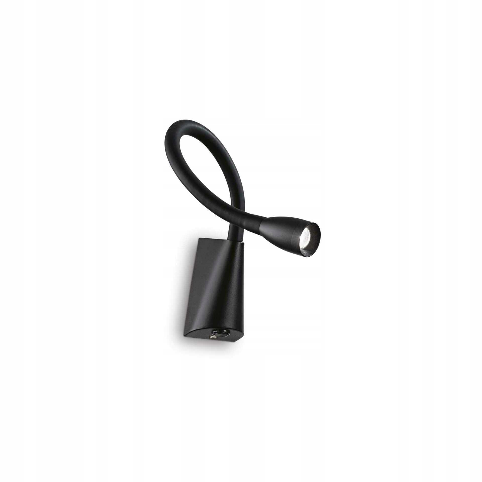 Led Nástenná lampička Ideal Lux Goose AP1 nero 142692 čierna