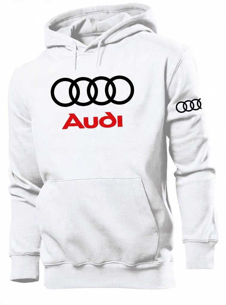 

Bluza Męska Audi Biała Gruba - Tir - Prezent S