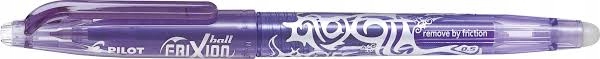 DŁUGOPIS ŚCIERALNY WYMAZYWALNY PILOT FRIXION 0,5MM - FIOLETOWY