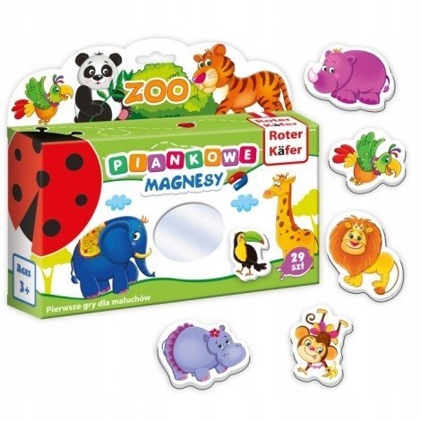 

Magnesy Piankowe Zoo 29 magnesów Roter Kafer