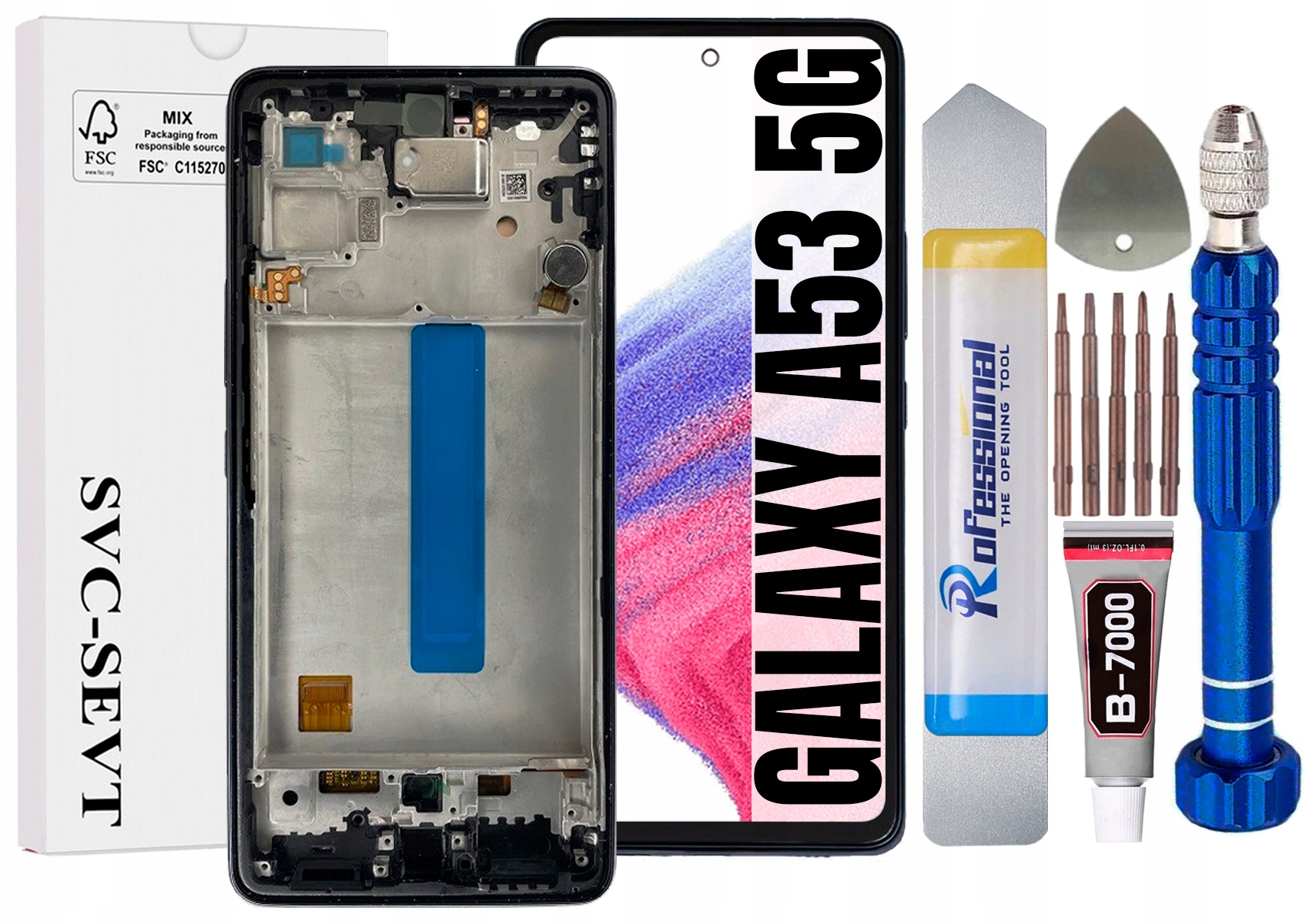 Displej Pro Samsung Galaxy A53 5G A536 Originál Oem LCD Displej +rámeček