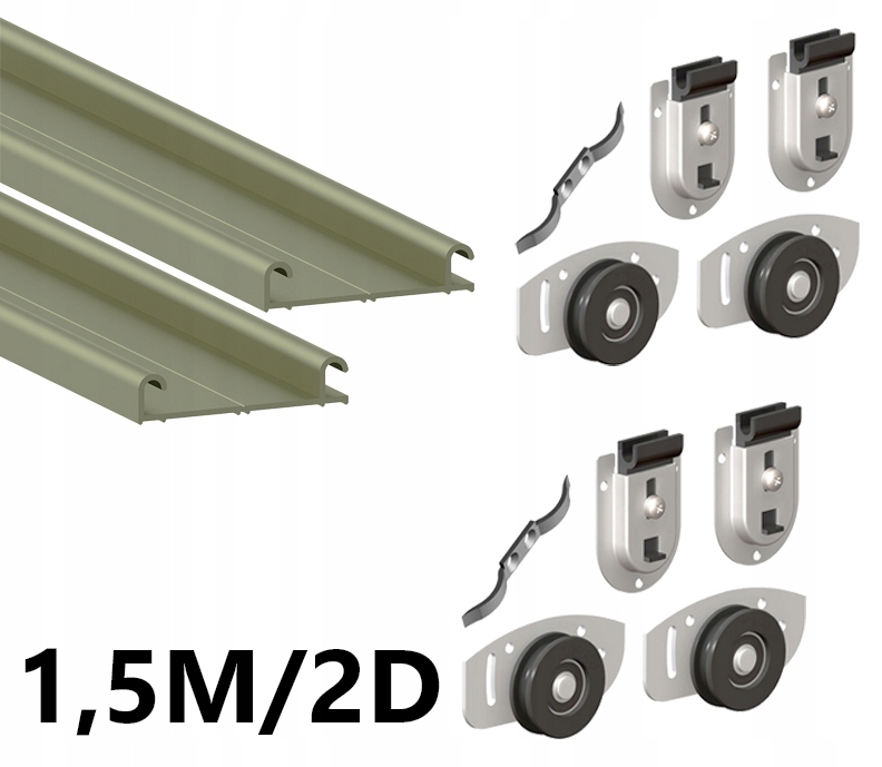 Posuvný saténový systém Easy Ares2 Fast – 1,5 m/2d