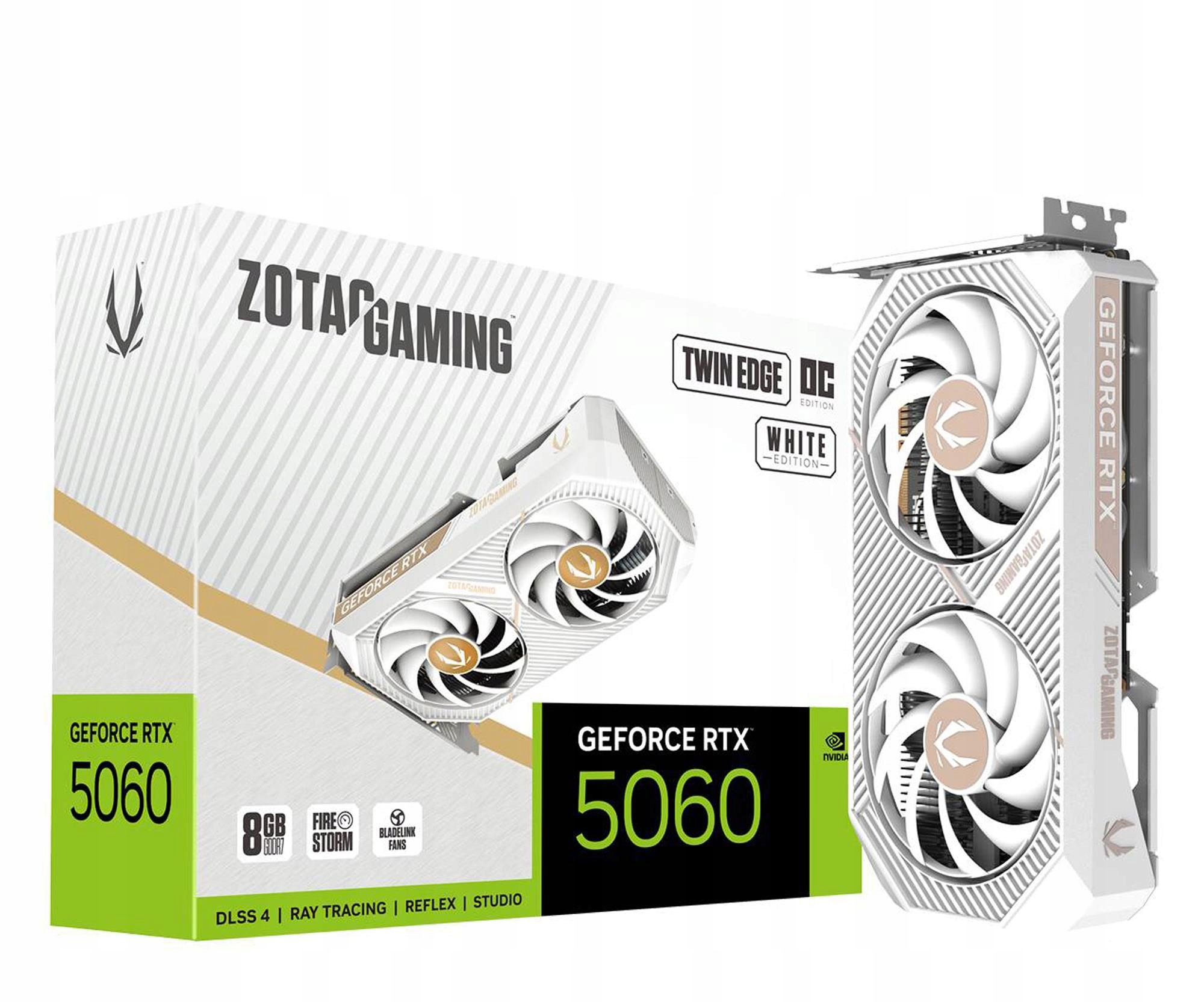 Karta graficzna Nvidia Zotac GeForce Rtx 5060 Twin Edge Oc White 8GB GDDR7
