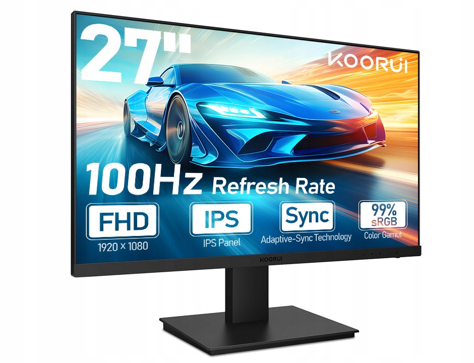 Koorui Monitor 1920X1080PX 100HZ HDR10 Full Hd Hdmi Cinema Rts Fps