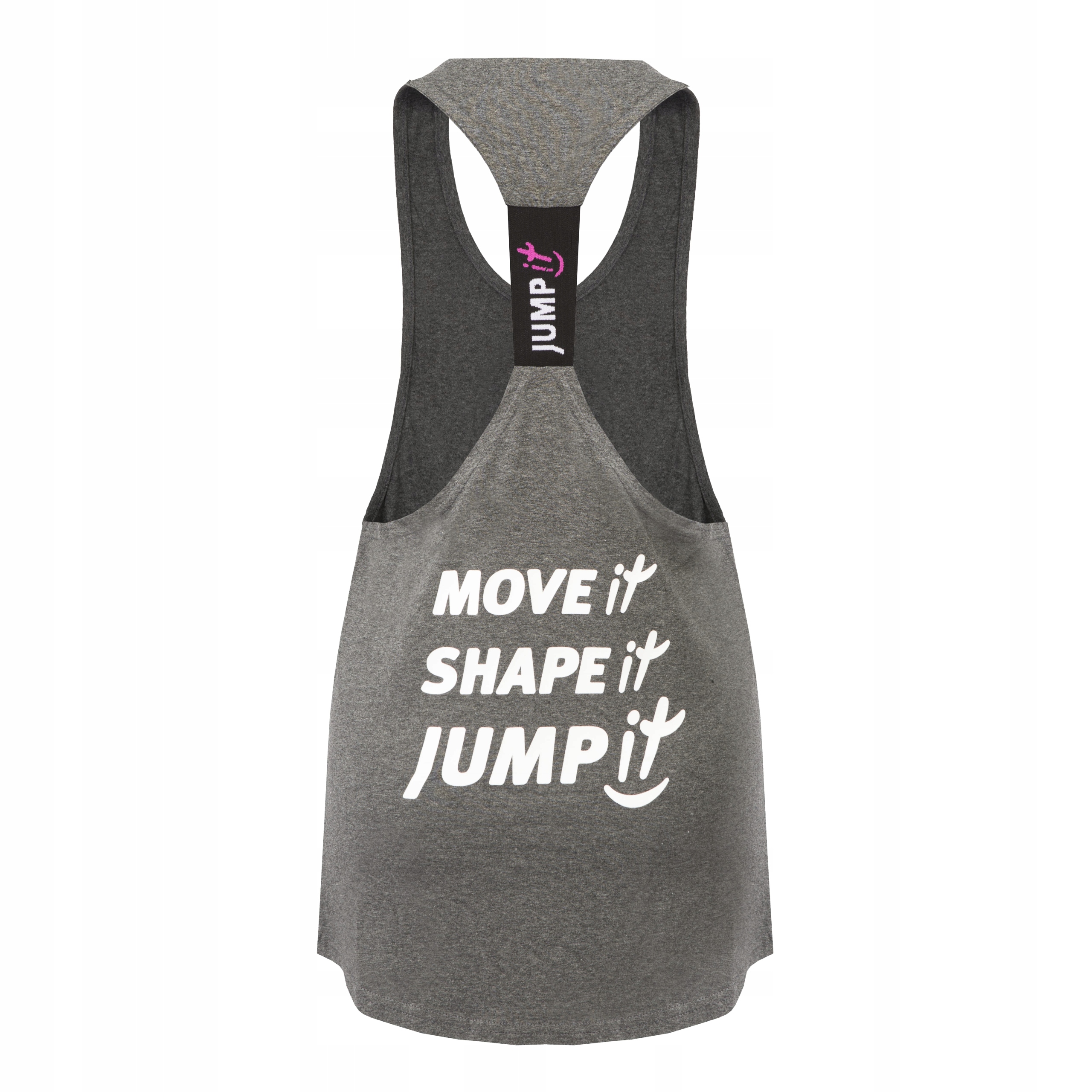 TOP Z WYCIĘCIEM GRAFITOWY rozm. M Marka inna