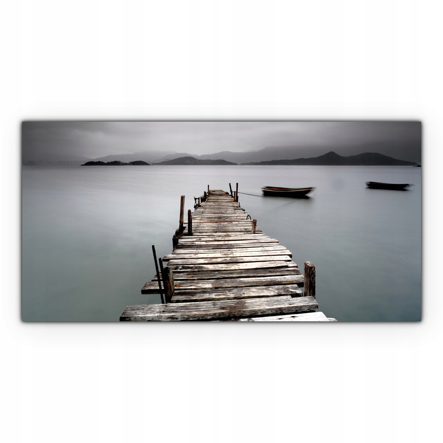 

Obraz Canvas dekoracja 100x50 Molo Jezioro Natura