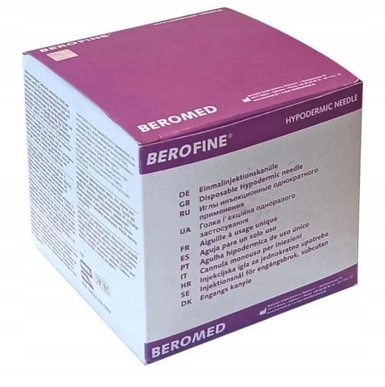 

Igły iniekcyjne Berofine 23G 0.6x30mm 100 szt.
