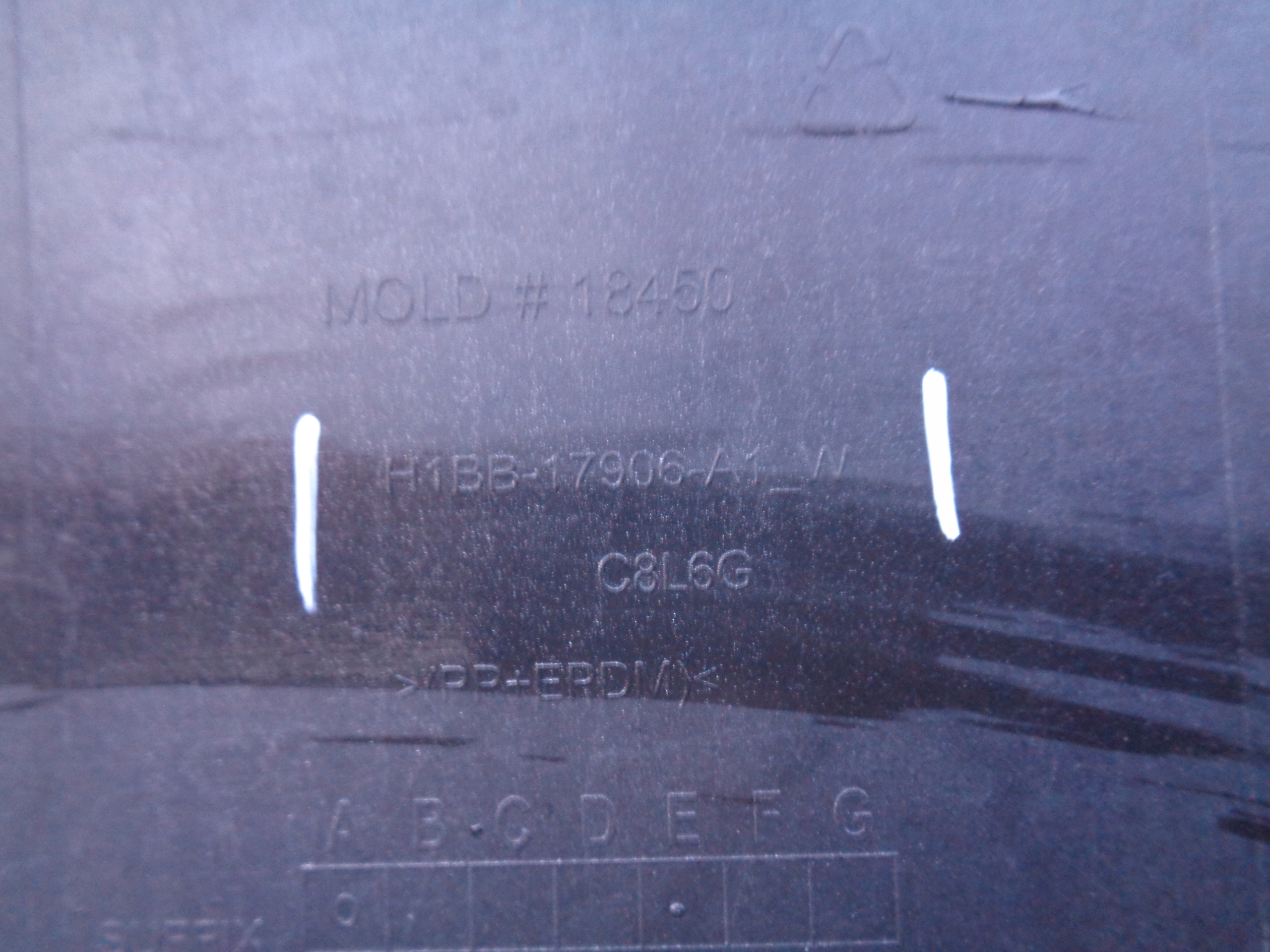 bumper rear FORD FIESTA MK8 17- NR 44855
