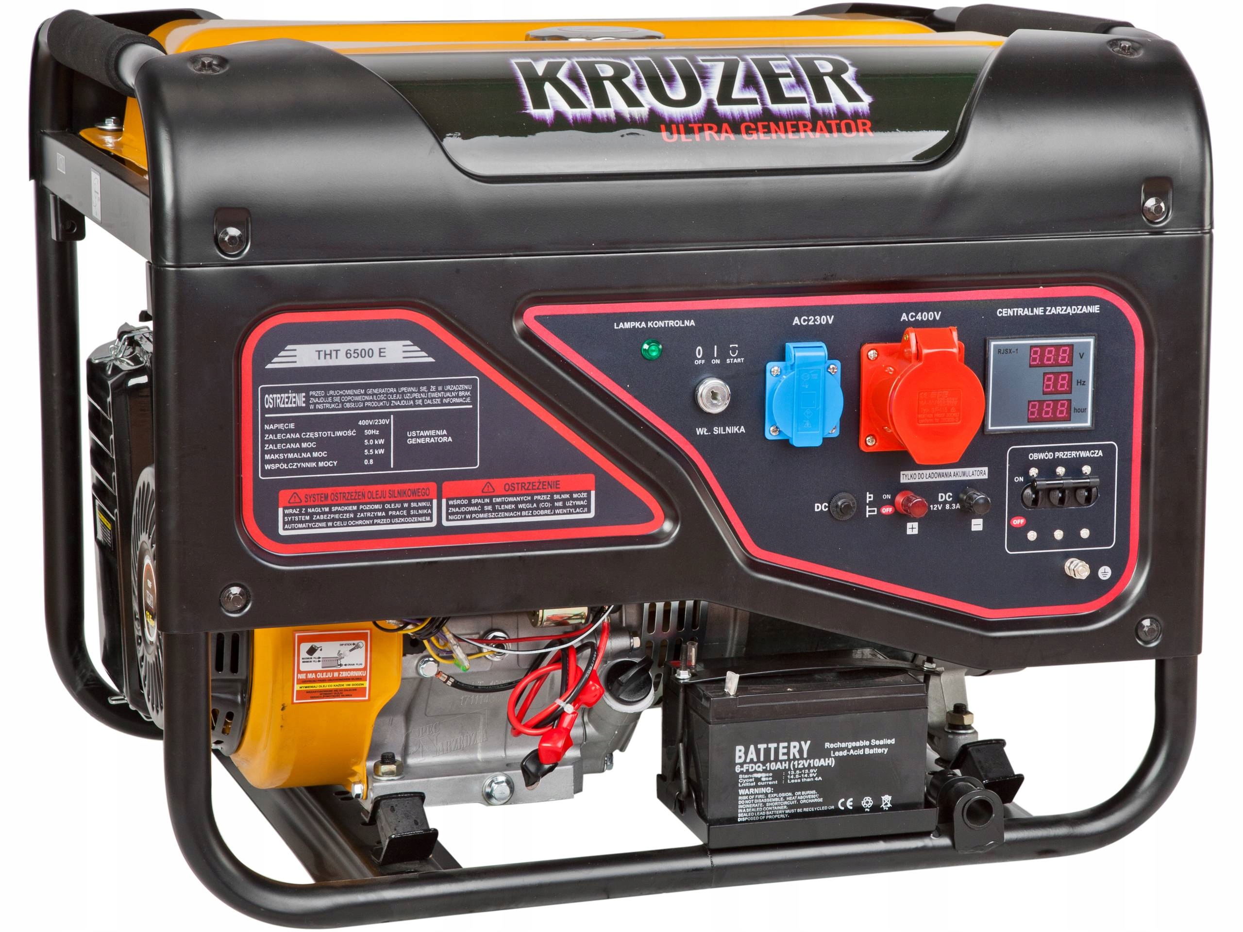 

Kruzer Agregat Prądotwórczy Trójfazowy 400V 5,5 kW