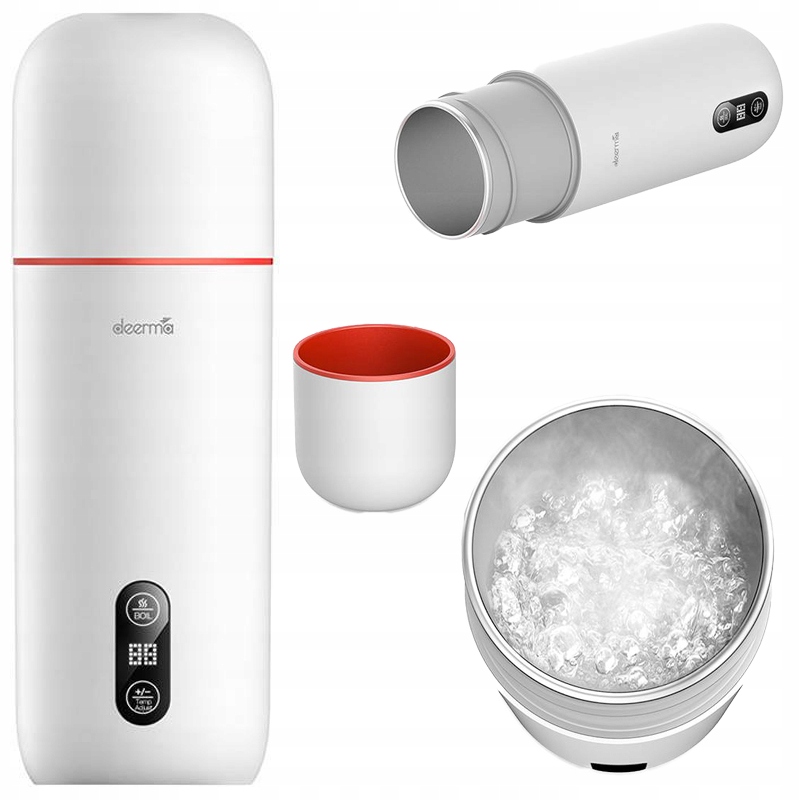 

Deerma Przenośny Termos Elektryczny Czajnik 350ml