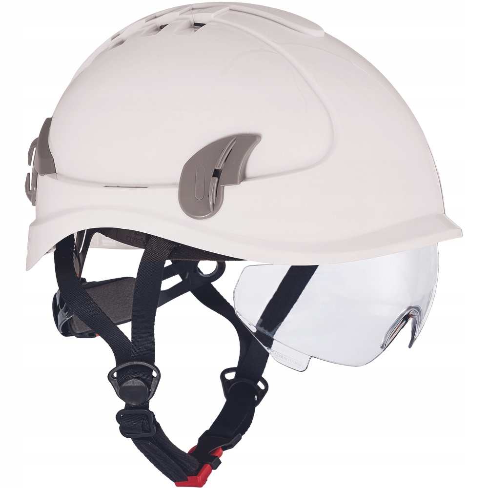 Kask ochronny dla budowlańców King Bhp Alpinworker White