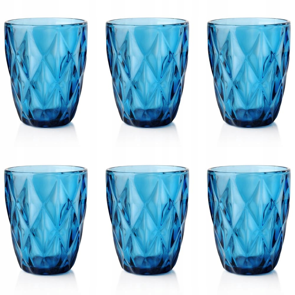 

Komplet szklanek szklanki 250ml Elise Blue 6 sztuk