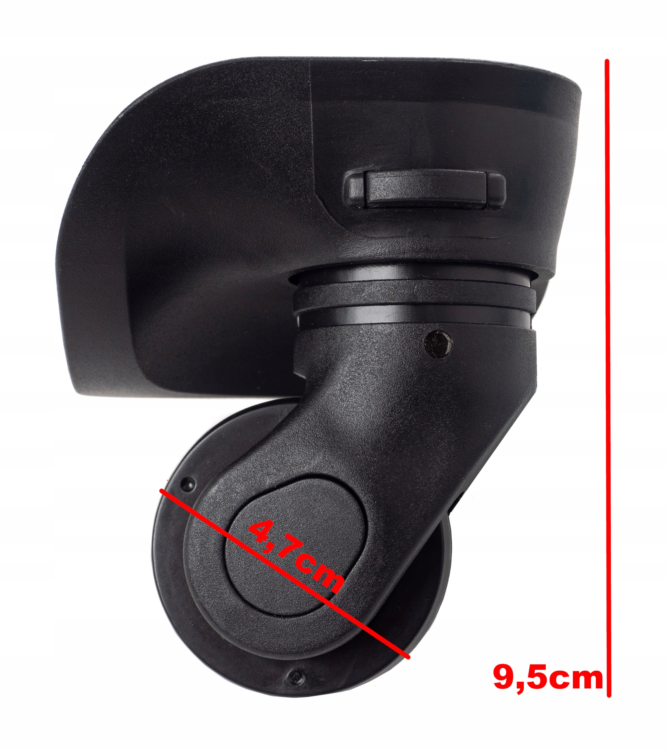 KÓŁKO ZAMIENNE M2 Z OBUDOWĄ NA PRZYCISK WALIZKA PODRÓŻNA NAPRAWA SERWIS Kod producenta M2 Z OBUDOWĄ NA PRZYCISK