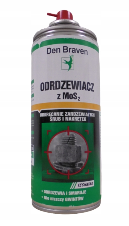 

Odrdzewiacz Spray Den Braven z MoS2 400 ml