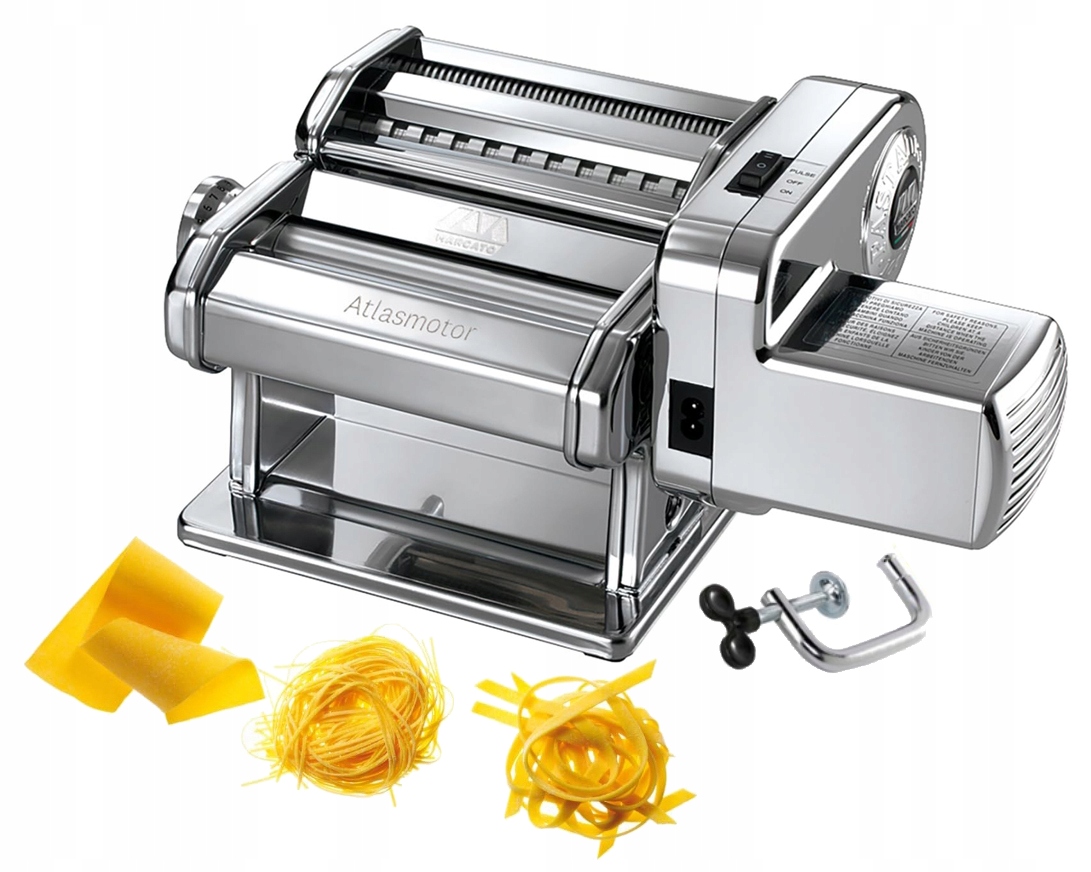 Włoska Maszynka Elektryczna Do Makaronu I Ciasta Marcato Atlasmotor Stal