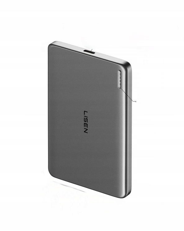 Power Bank Magnetyczny 10,000mah Ultracienki przenośny 0,8 CM Lisen reg10