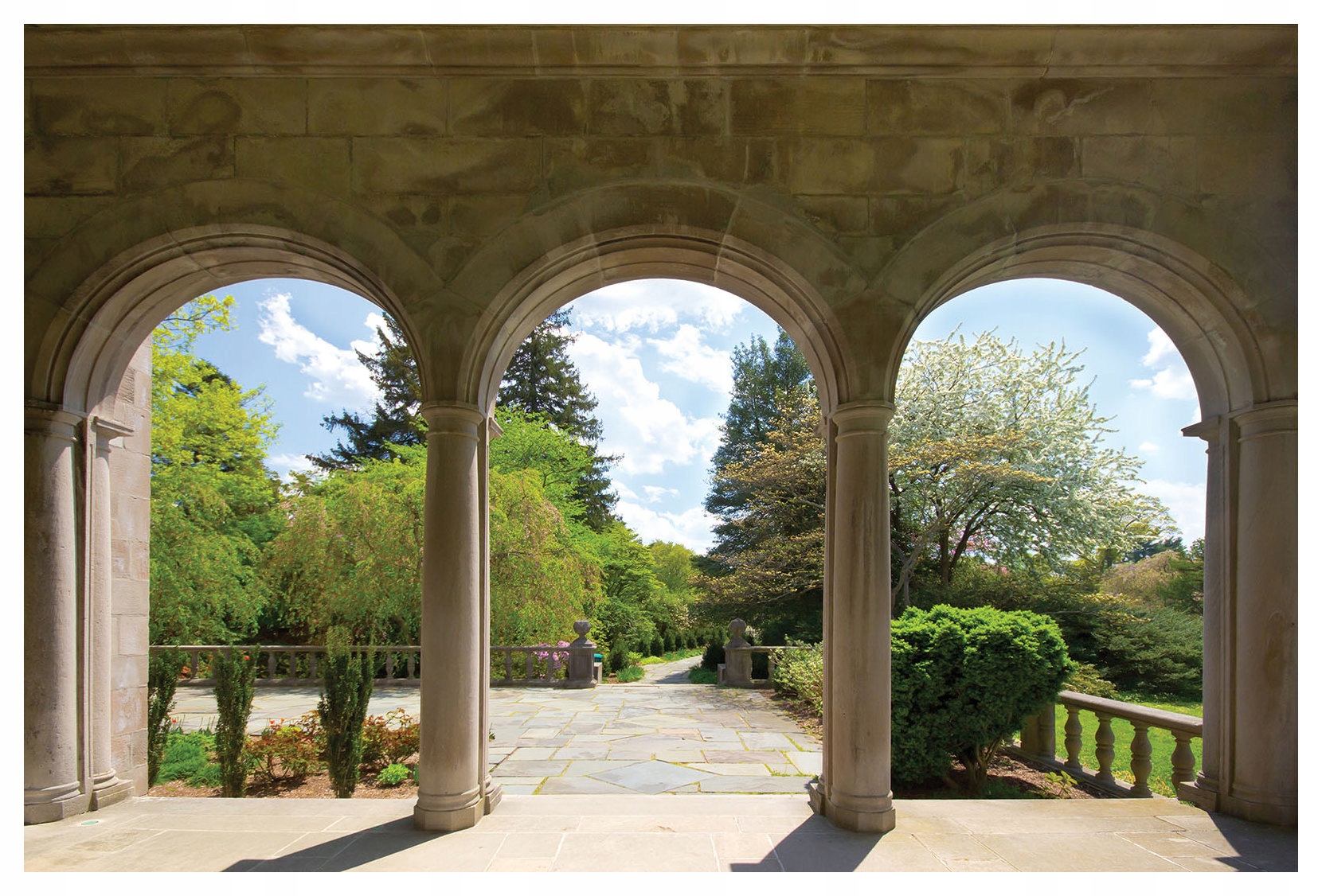 Fototapeta Luki Kamenný vinylový sad 312x219 Stredomorská klíma lepidlo