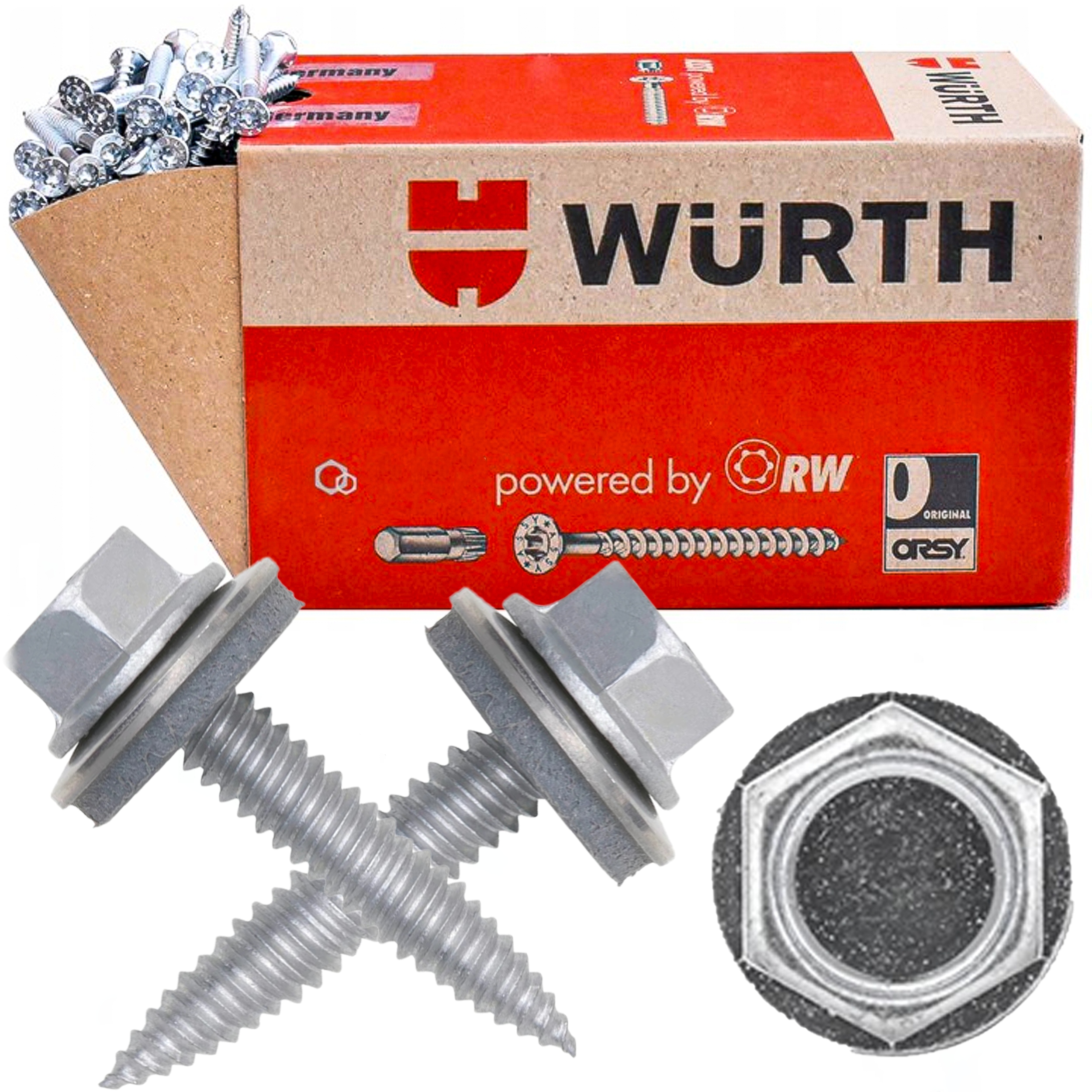 Šrouby Šroub do plechu 4,5x25 300ks Wurth