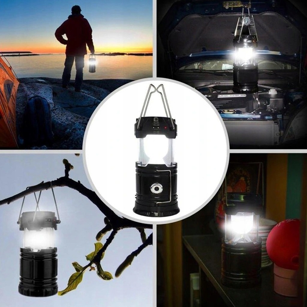 LAMPA SIECIOWA SOLARNA KEMPINGOWA POWERBANK 3W1 EAN (GTIN) 5904806405364