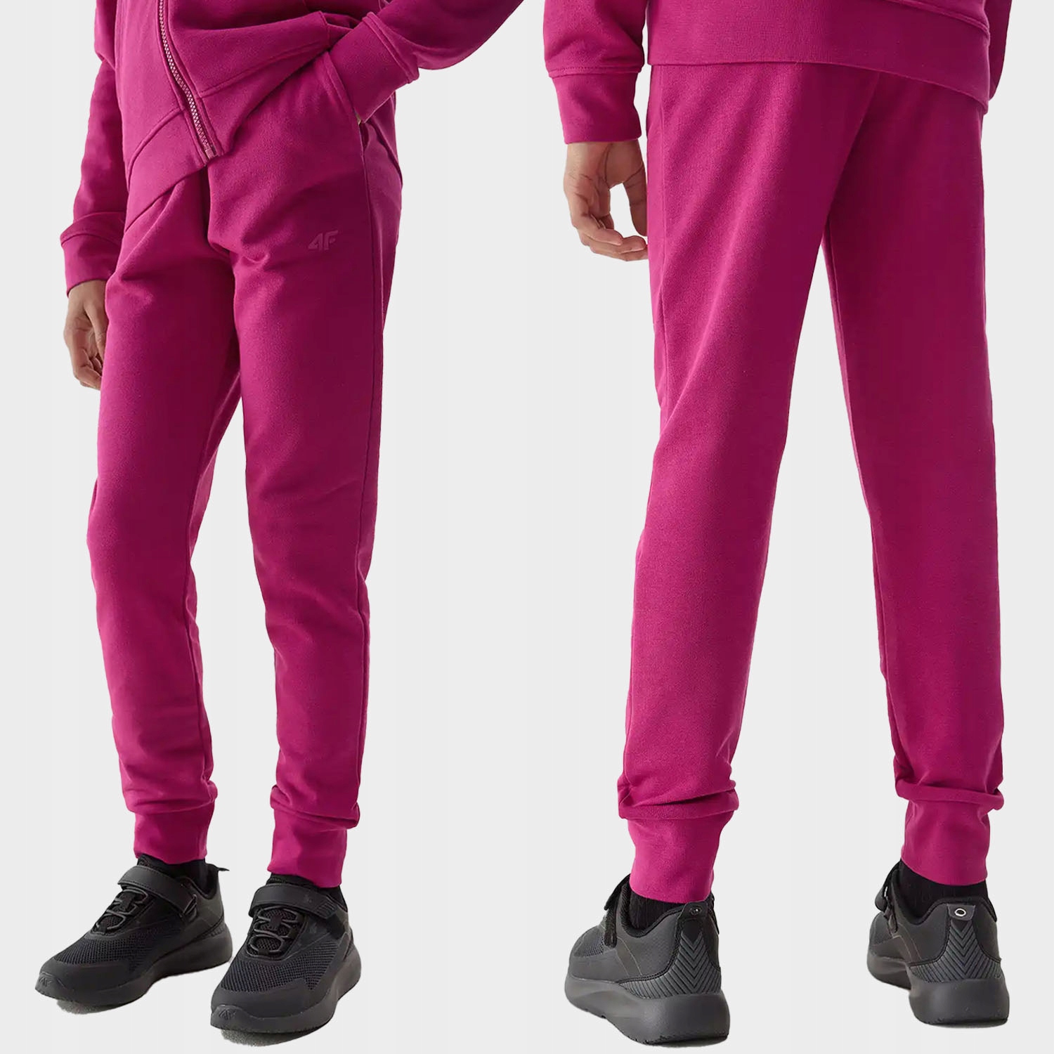 SPODNIE DRESOWE DZIEWCZĘCE 4F JUNIOR DRESY ODDYCHAJĄCA BAWEŁNA SS24F587 Marka 4F