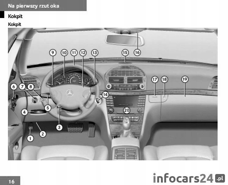 Mercedes E Klasa W211 2002-05 Instrukcja Obsługi Marka inna