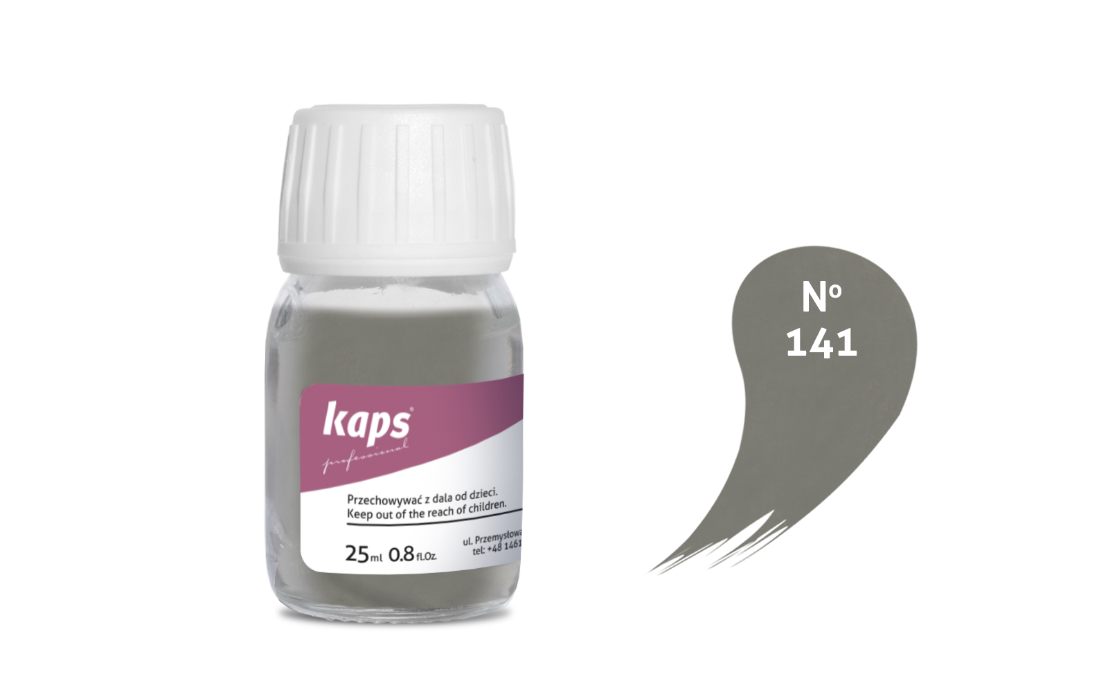 

Farba do skóry naturalnej i syntetycznej Kaps
