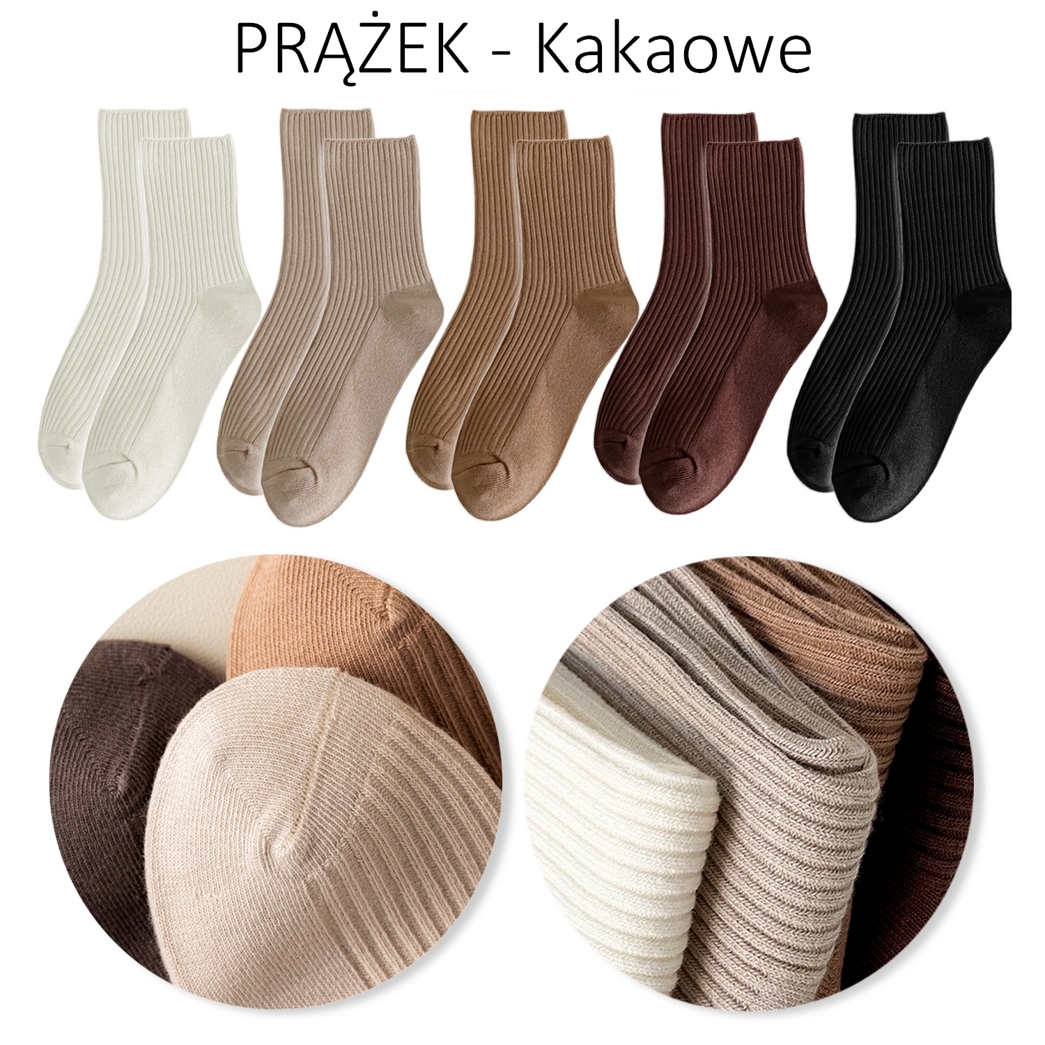 5x DAMSKIE BAWEŁNIANE SKARPETY BEZUCISKOWE 39/42 Rozmiar 39-42