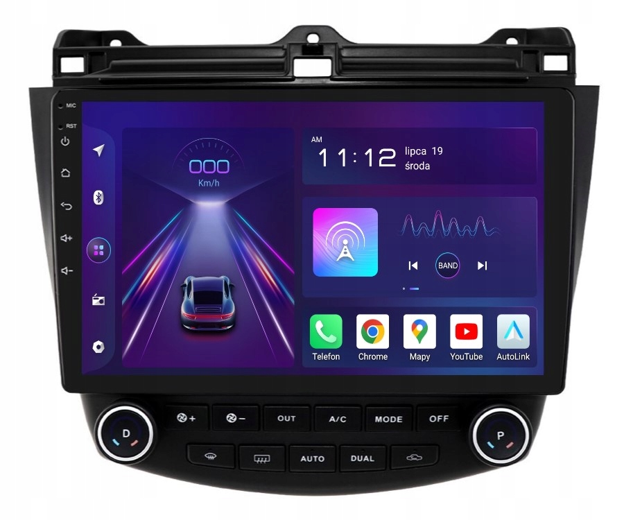 Nawigacja Radio 2DIN Androd Honda Accord 7 VII 8/256 Gb Dsp Carplay Lte