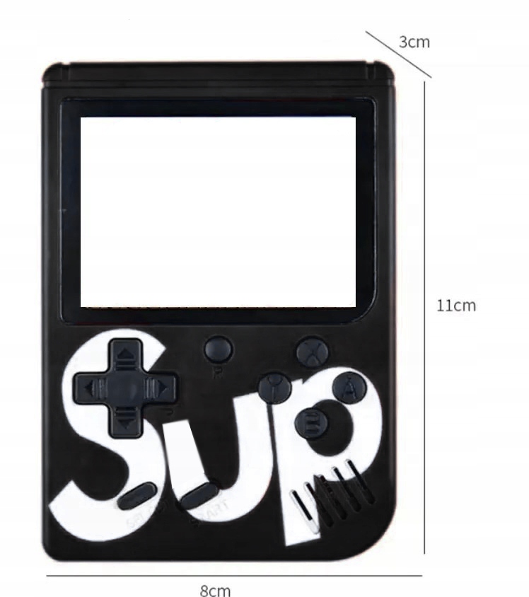 KONSOLA RETRO 400 GIER MINI PRZENOŚNA GRA DO TV Model sup bez pada