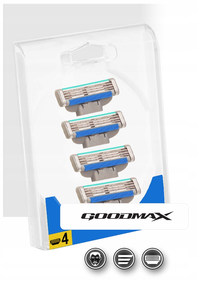 4x OSTRZA NOŻE DO MACH 3 TURBO ZAMIENNIK Marka inna marka