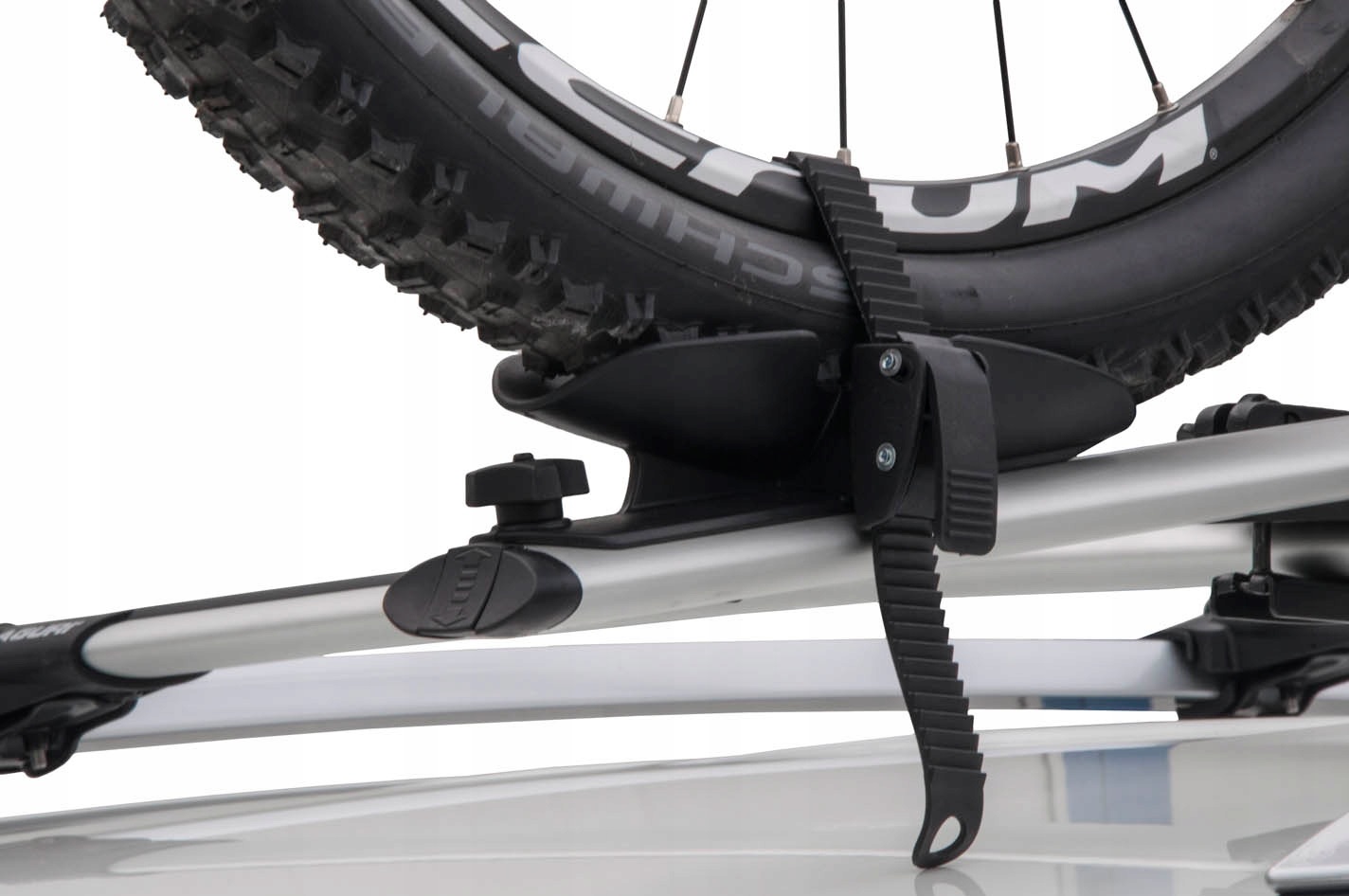 BAGAŻNIK DACHOWY NA ROWER UCHWYT ROWEROWY AGURI Kolor srebrny