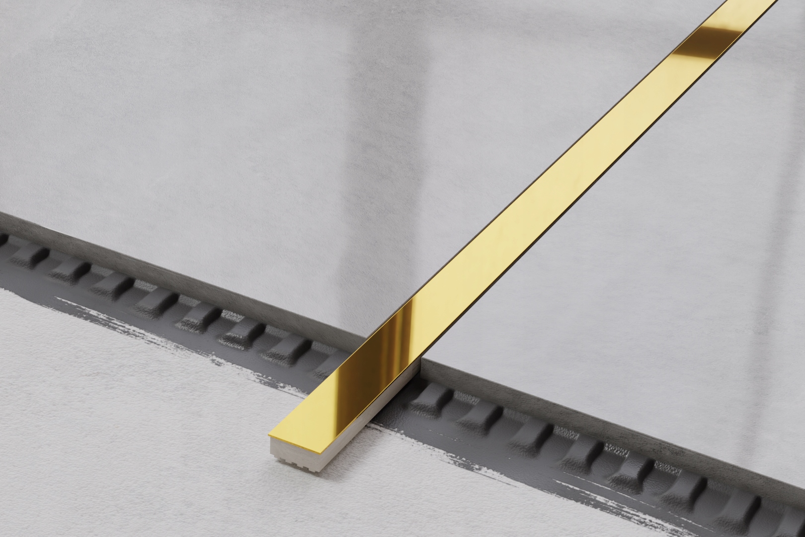 LISTWA METALOWA STEEL GOLD ZŁOTA POLER 1x60cm Typ listwa (cokół, narożnik)