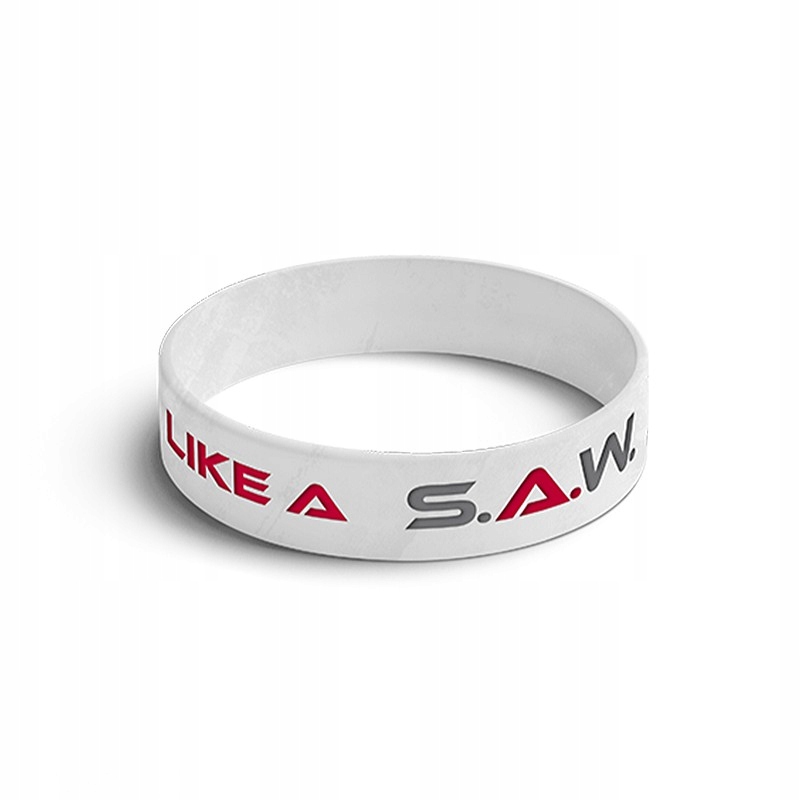 

Trec Wristband 015 Saw White opaska silikonowa