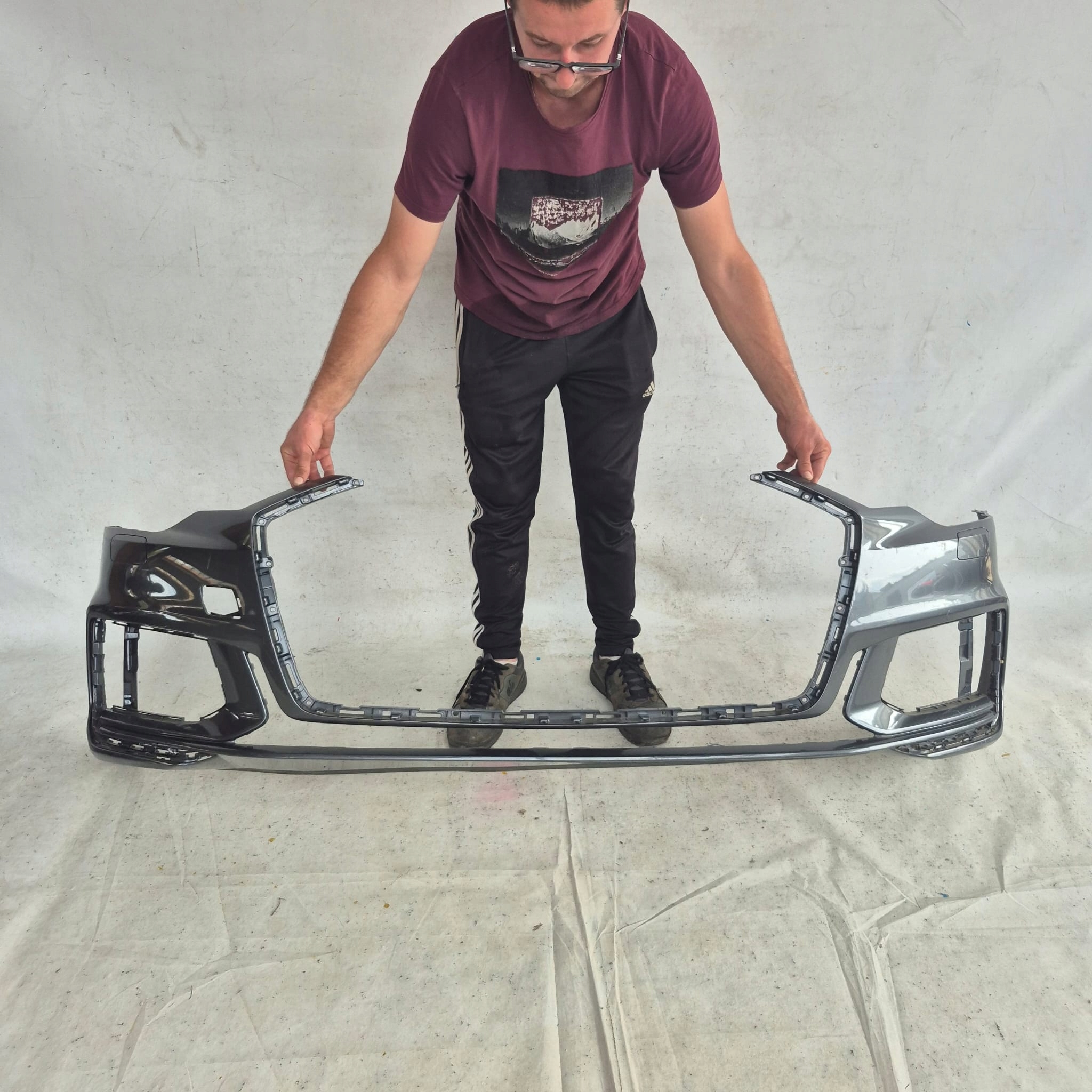 AUDI A6 C8 4K S-LINE 18-23 bumper front front washer 6XPDC