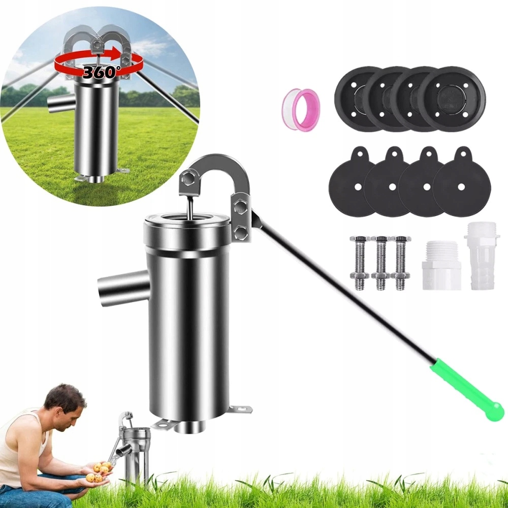 Ręczna Pompa Wody Ze Stali Nierdzewnej 8M Głęboka Do Studni