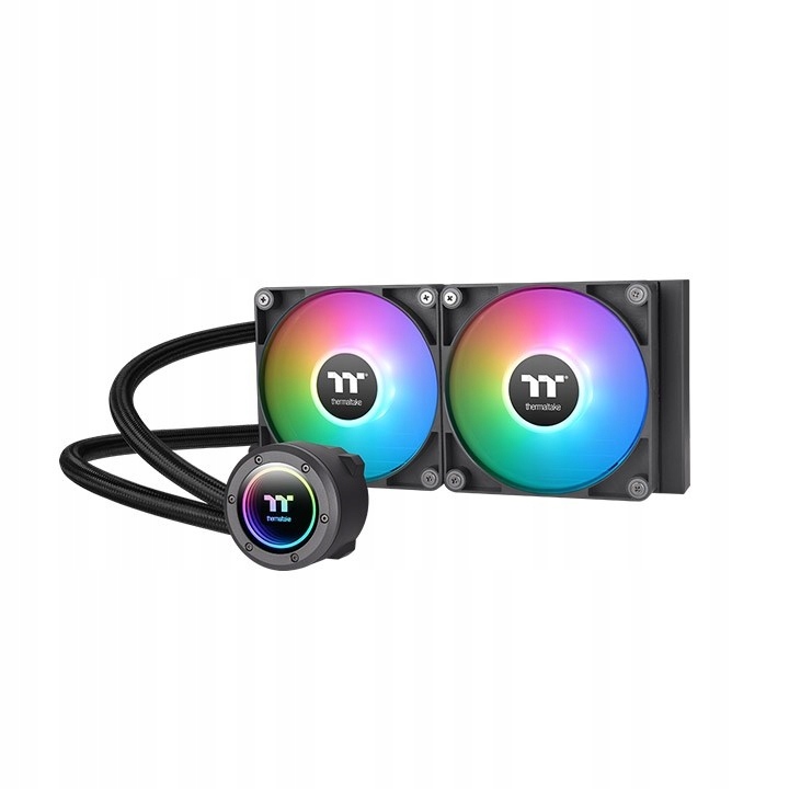 Thermaltake Vodní chlazení – TH240 V2 Argb (2x120 mm) měděný blok Cpu