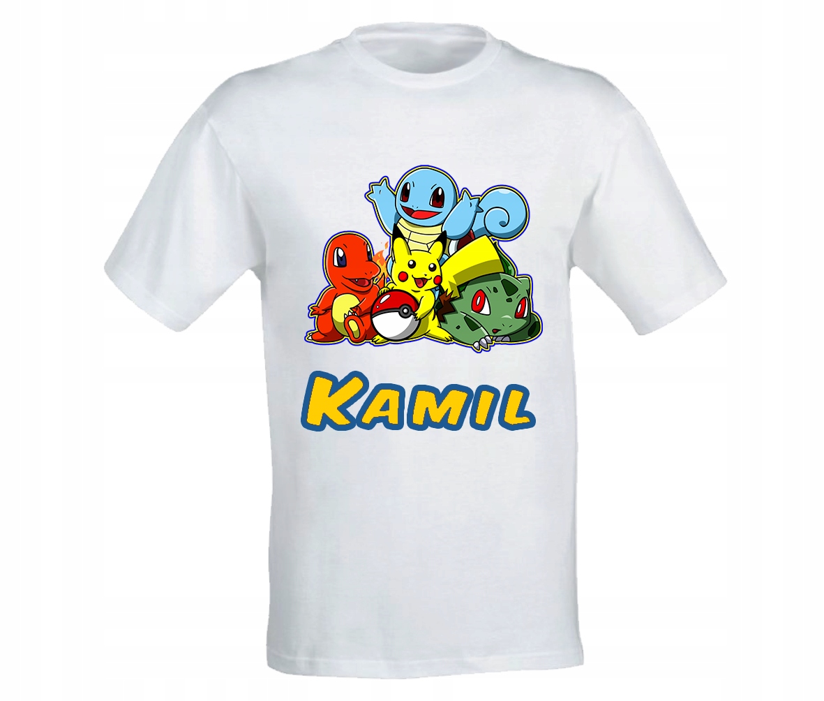 

Koszulka T-shirt Pokemon Bulbasaur Imię 128