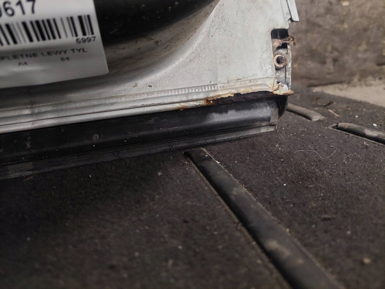 door complete left rear part AUDI A4 B6 LY7W KOMBI AVANT