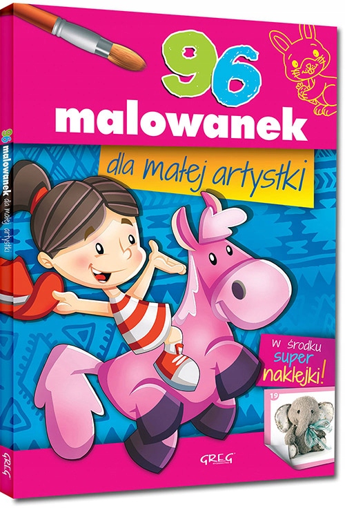 

96 malowanek dla małej artystki dla dziewczynki