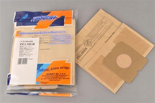 Zestaw Worków Odkurzacza Zelmer 1500 Bez Filtr