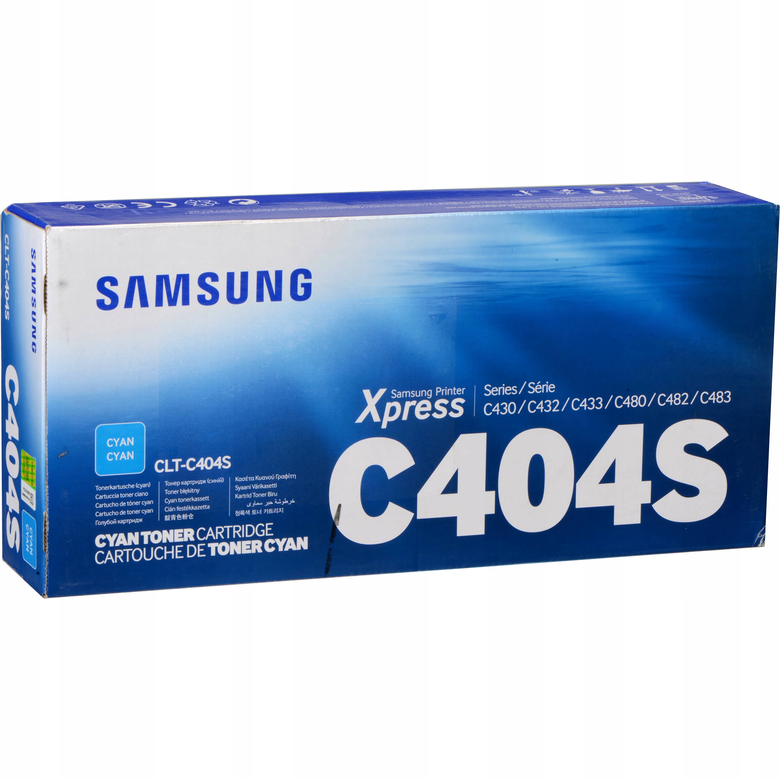 Toner Samsung CLT-C404S ST966A 1 tisíc C Originál SL-C430 SL-C480 cyan