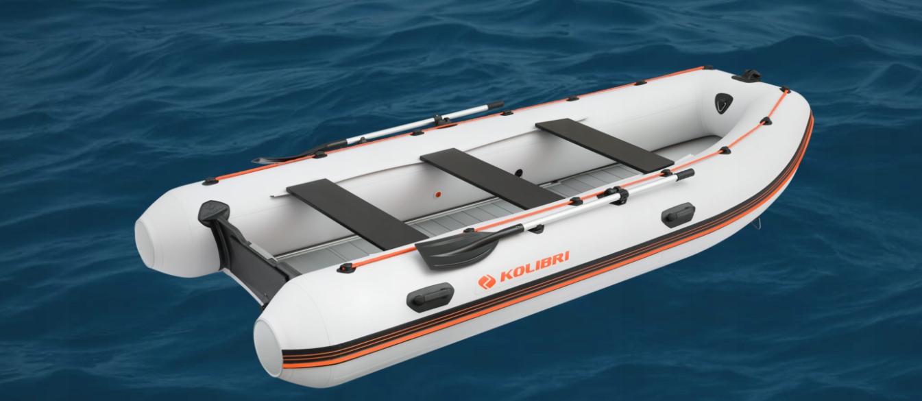 Ponton Kolibri KM-400DSL Jasnoszary Podłoga Alu