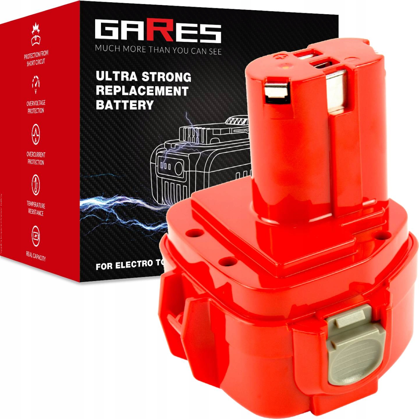 

Akumulator Bateria Gares do Makita Celma 12V 2Ah